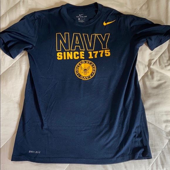 US Navy Nike dry fit tshirt Medium - Picture 1 of 3